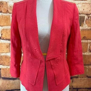 WHBM Coral Blazer Size 8